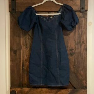 Denim dress